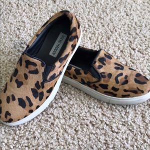 Cheetah slip ons